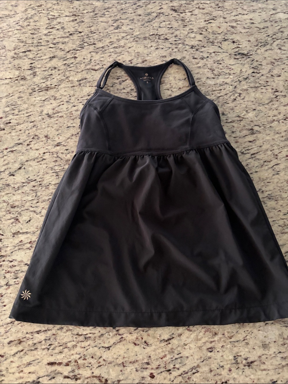 Athleta Black Womens Racerback Tank